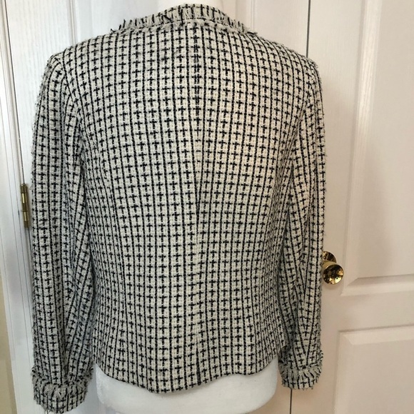 Apostrophe Tweed Zipper Jacket - Picture 6 of 6